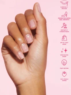 Clearance Signature Pink 5-in-1 Rapid Growth Nail Treatment Veganer Nagellack|Nagelserum