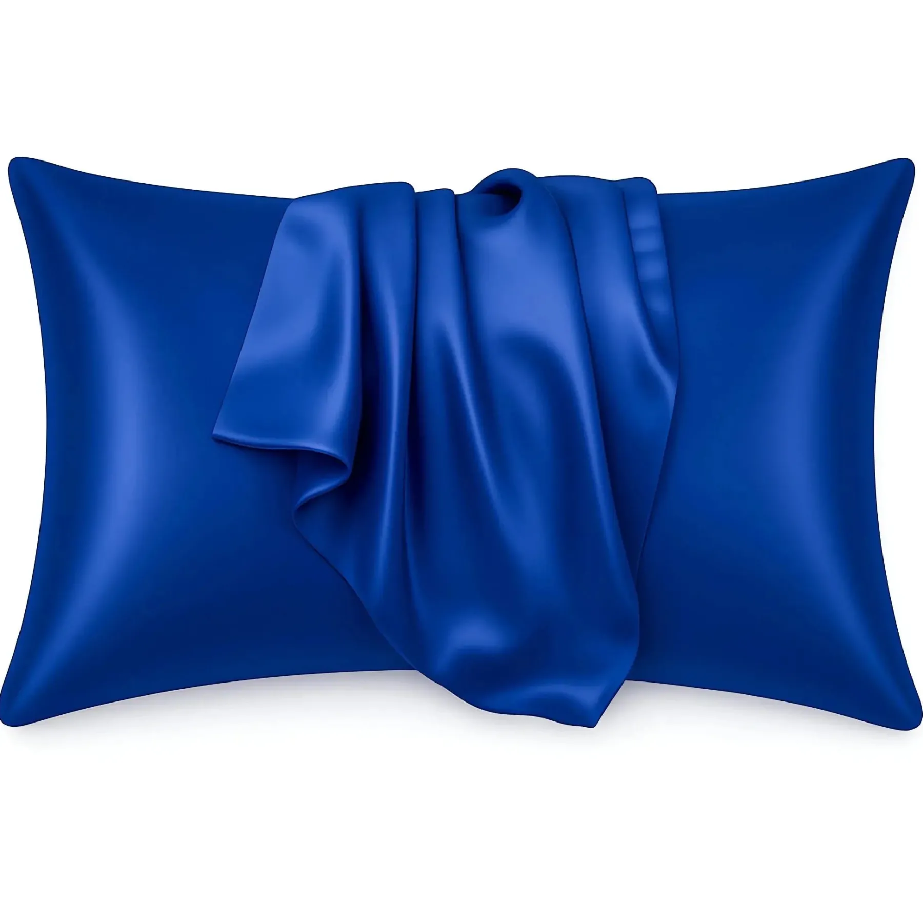 Best Silky Satin Pillowcase Dark Blue Curly & Coily Accessories|Kopfkissenbezüge