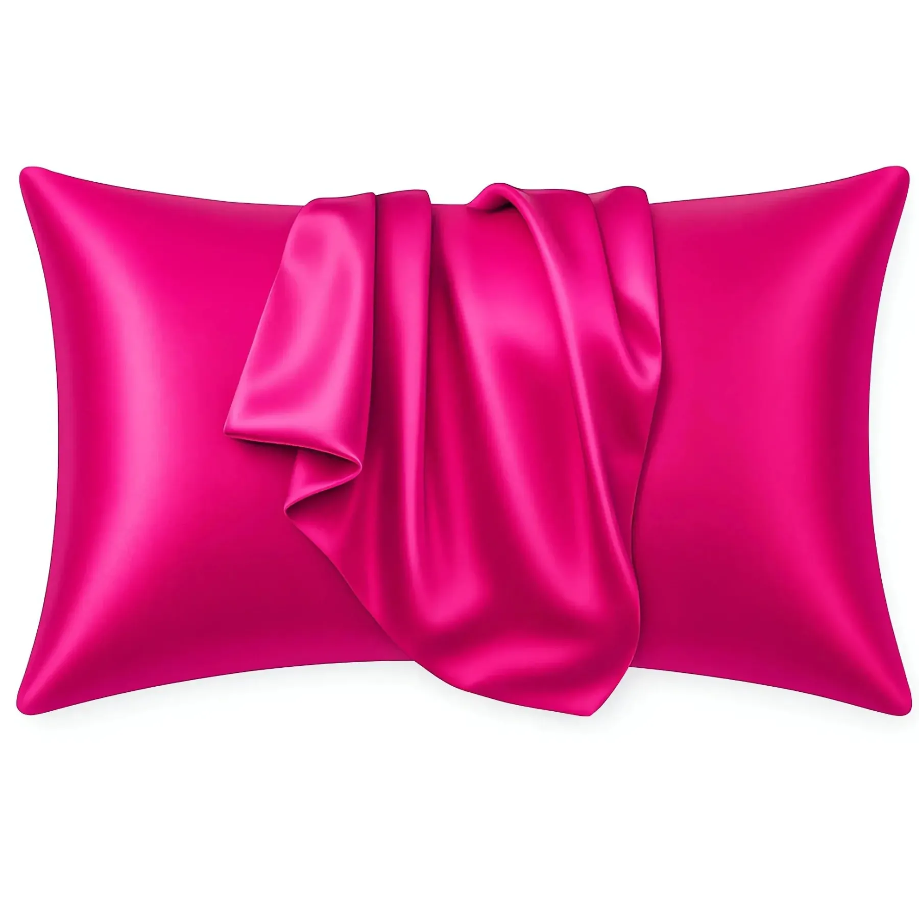 Online Silky Satin Pillowcase Fuchsia Curly & Coily Accessories|Kopfkissenbezüge