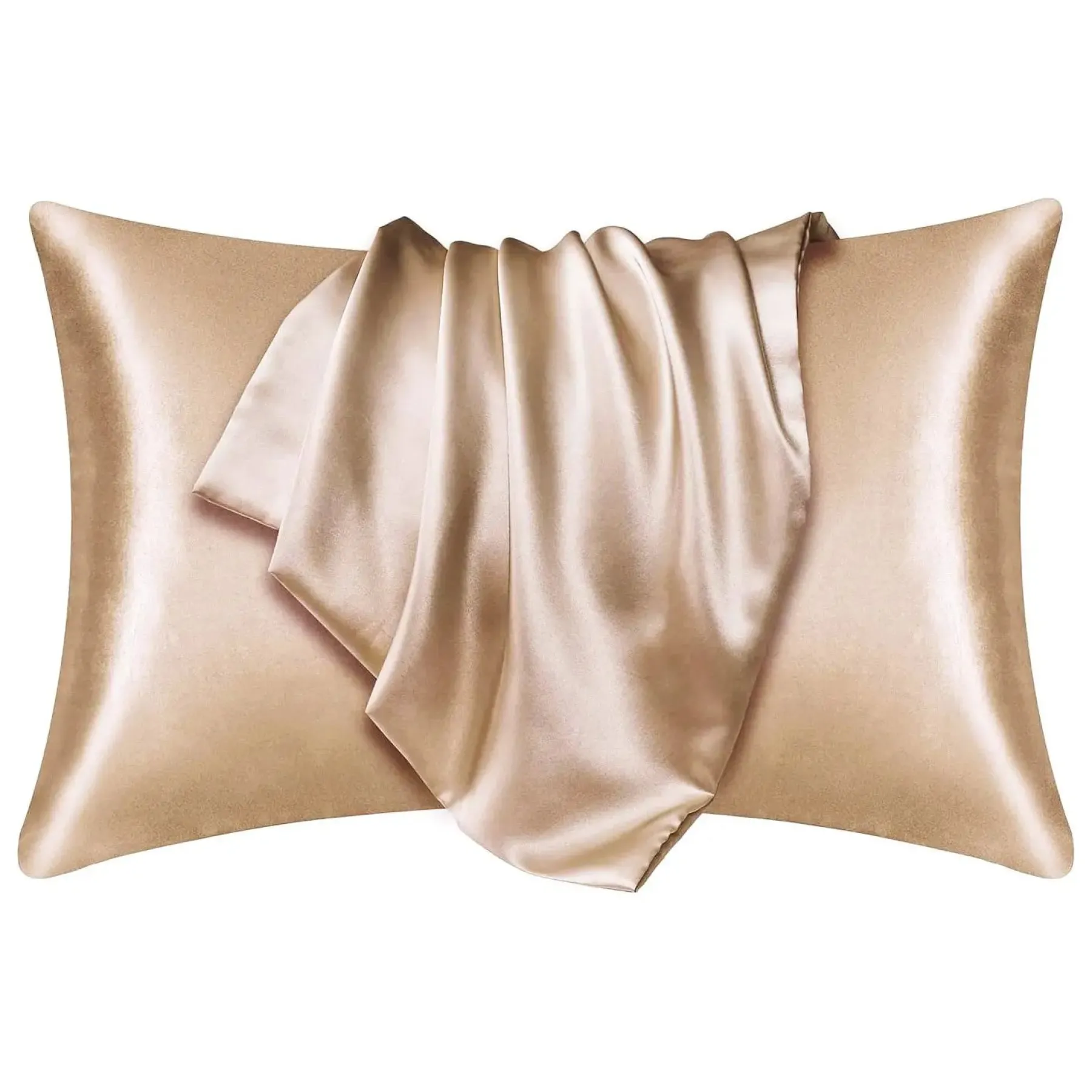 Online Silky Satin Pillowcase Kaki Kopfkissenbezüge|Kopfkissenbezüge