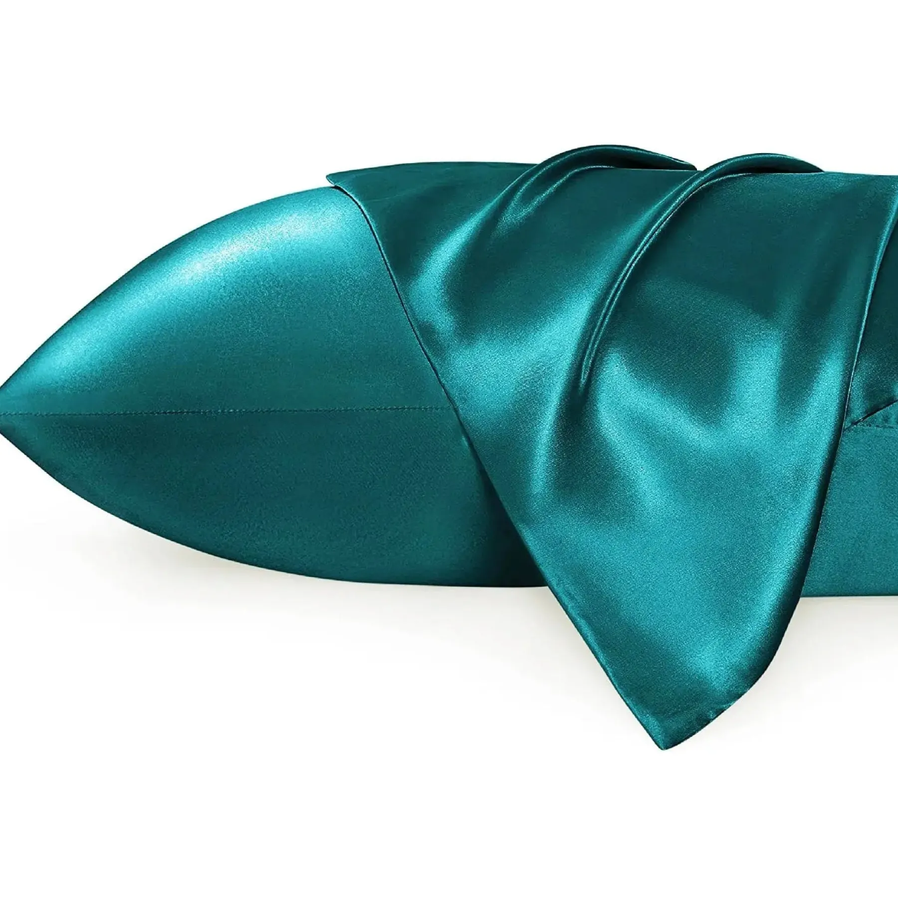 Sale Silky Satin Pillowcase Teal Kopfkissenbezüge|Kopfkissenbezüge