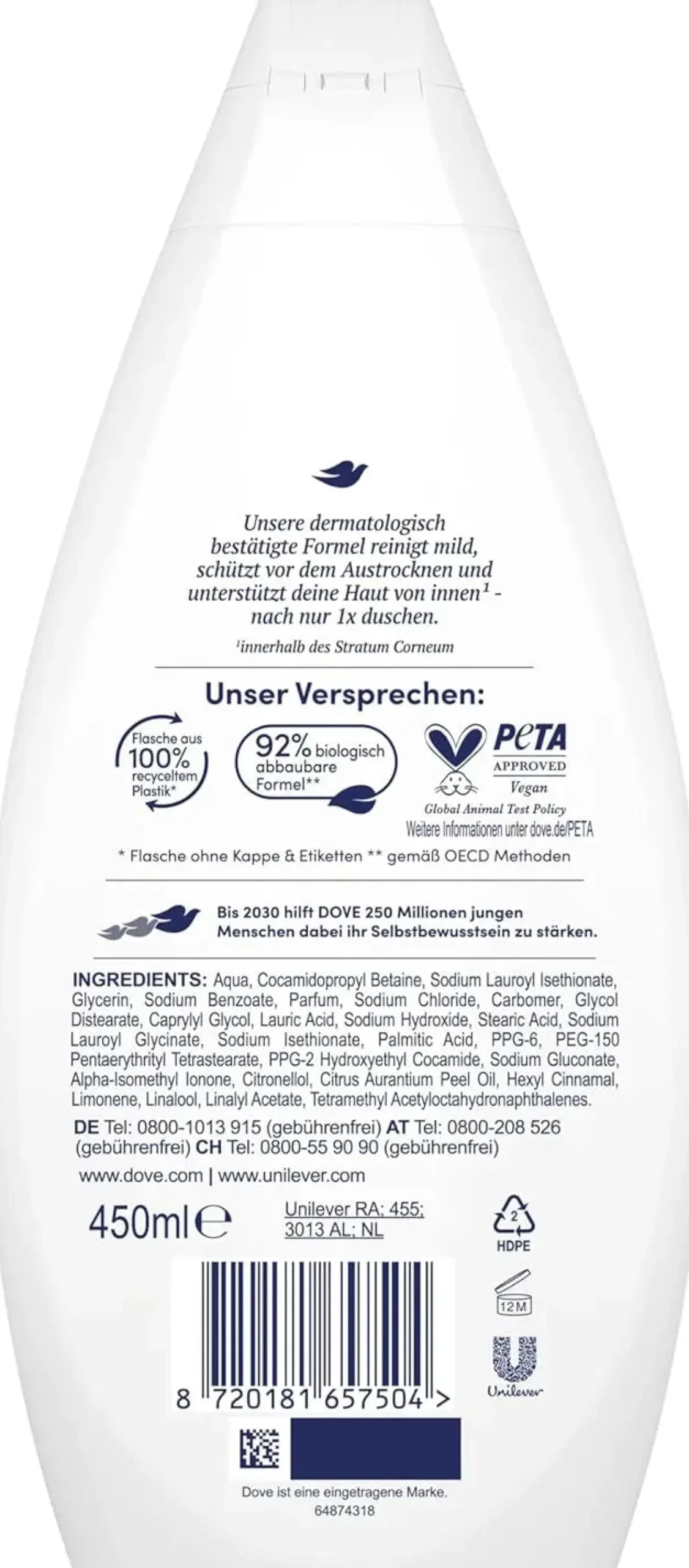 Hot Silky Velvet Shower Gel Everything Shower|Vegan Pflege