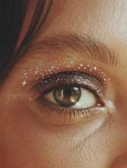 Outlet Silver Eye Speckles Face Jewels