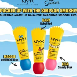 Clearance Simpson Smushy Blurred Finish Matte Lip Balm Bart Rebel Red Vegan Pflege|Lippenbalsam