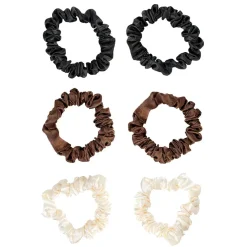 Outlet Skinny Satin Scrunchies Haargummis