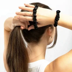 Outlet Skinny Satin Scrunchies Haargummis
