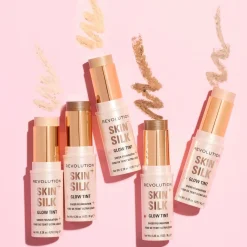 Online Skin Silk Glow Tint Sheer Foundation Stick Deep Neutral Foundation