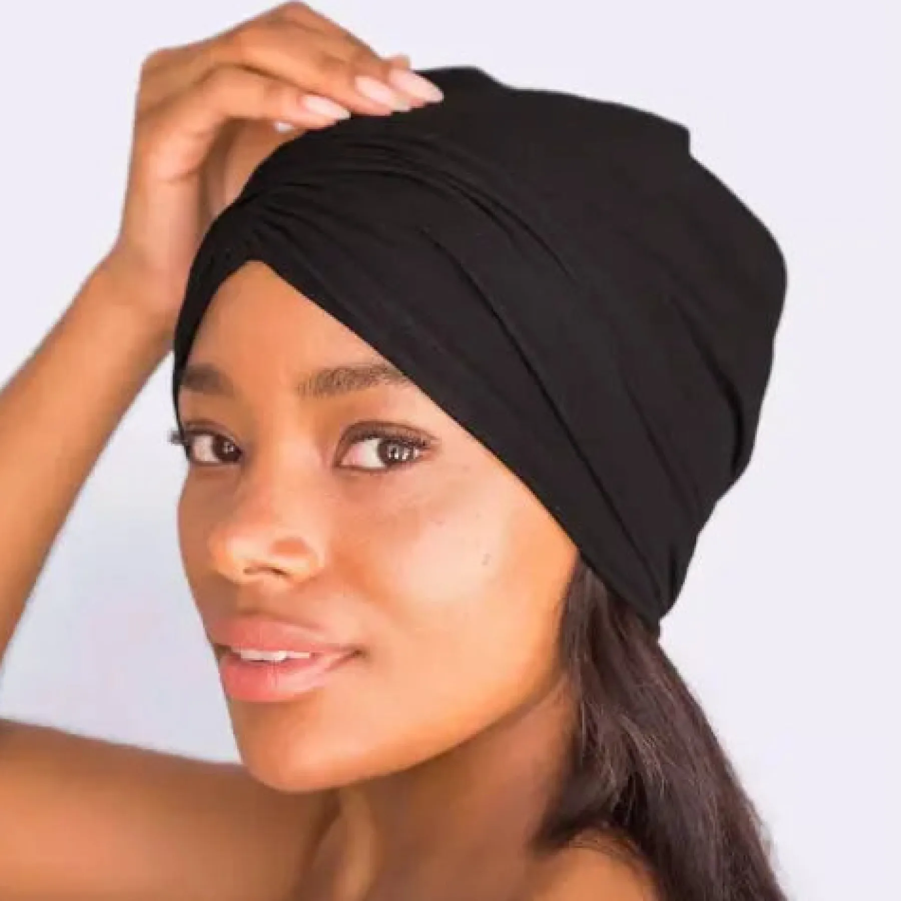 Best Sleep Beanie With Satin Lining Black Vegane Haarpflege|Healthy Hair Methode
