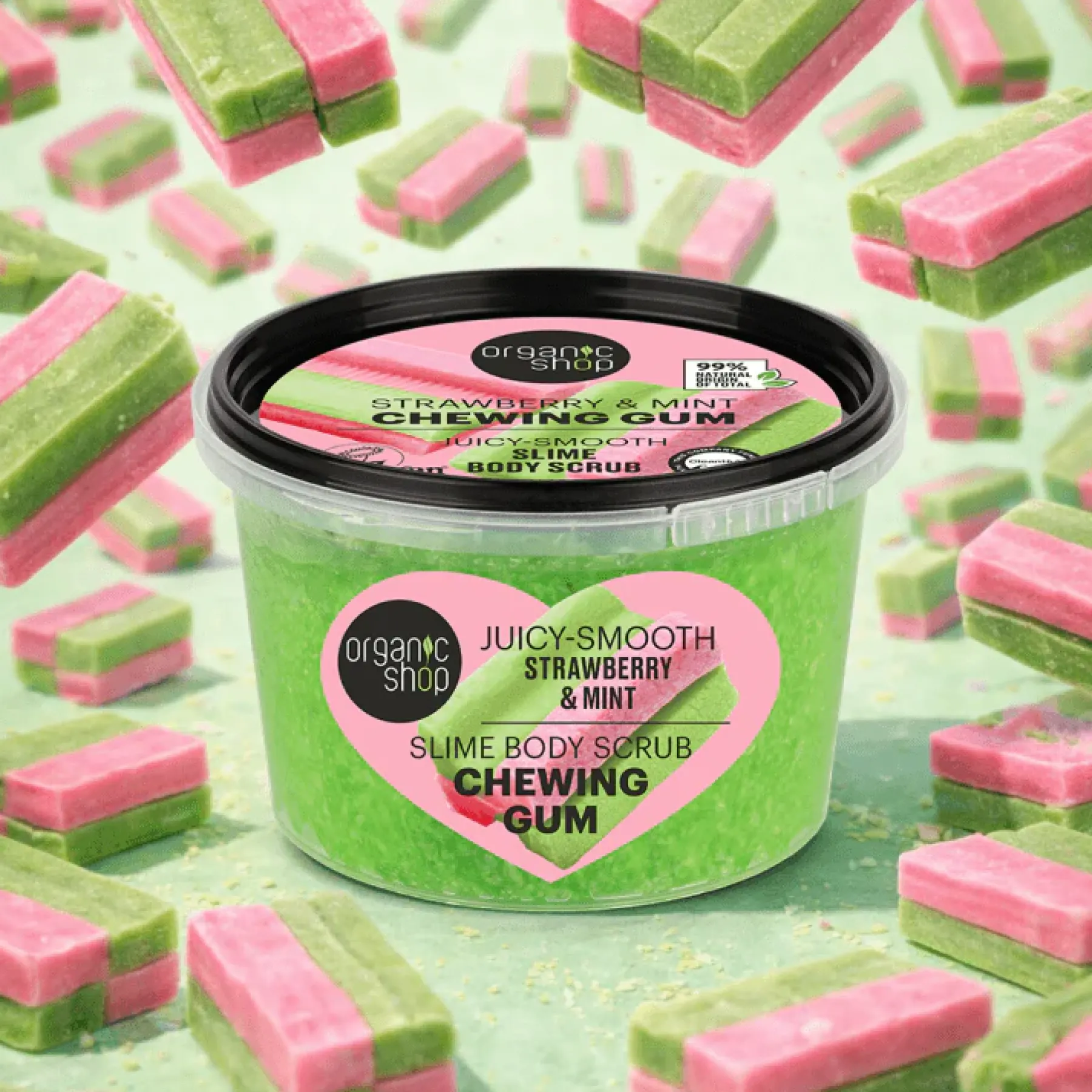 New Slime Scrub Candy Chewing Gum Everything Shower|Körperpeelings