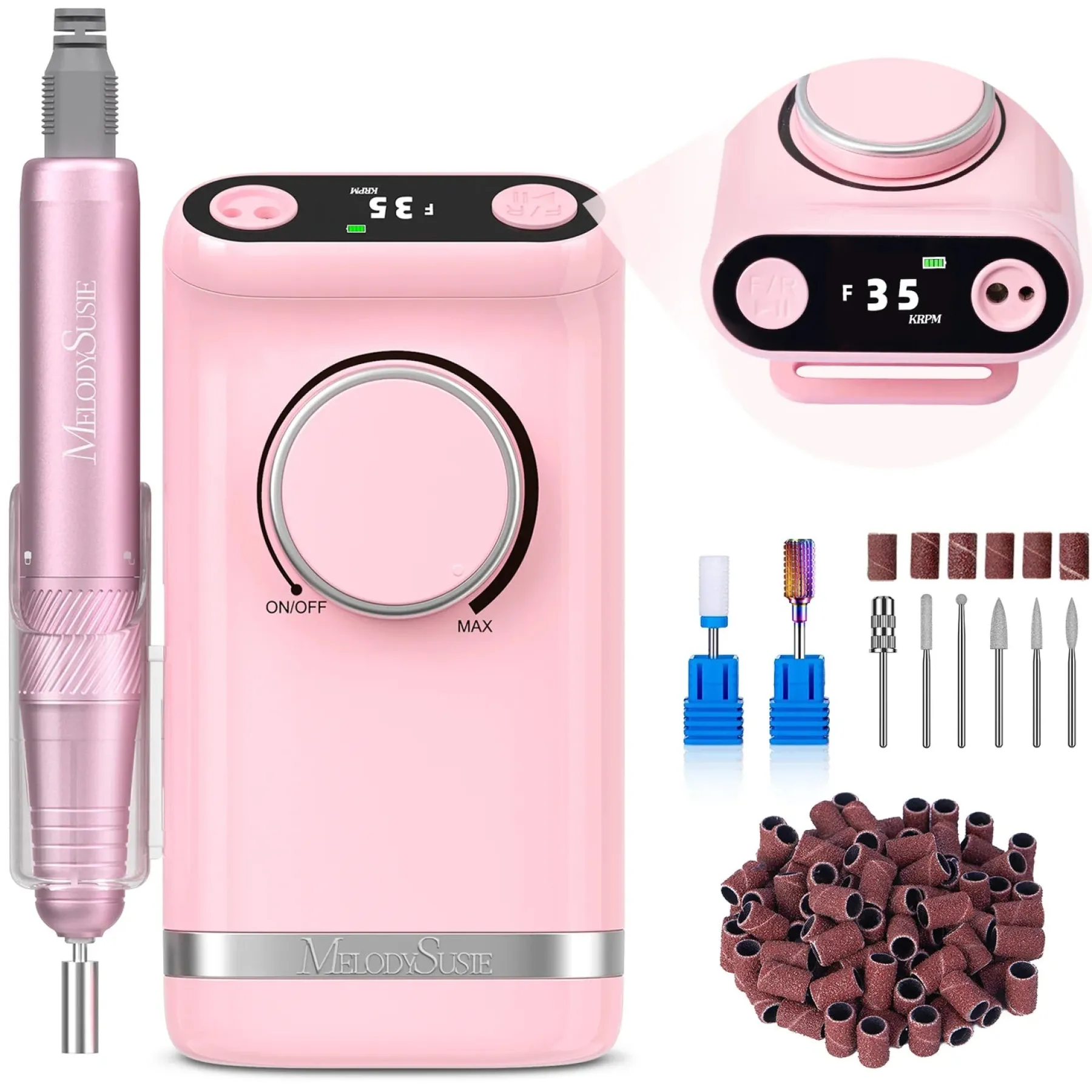 New SM320G Nail Drill Pink 1. Nagels Voorbereiden|1. Nagels Voorbereiden