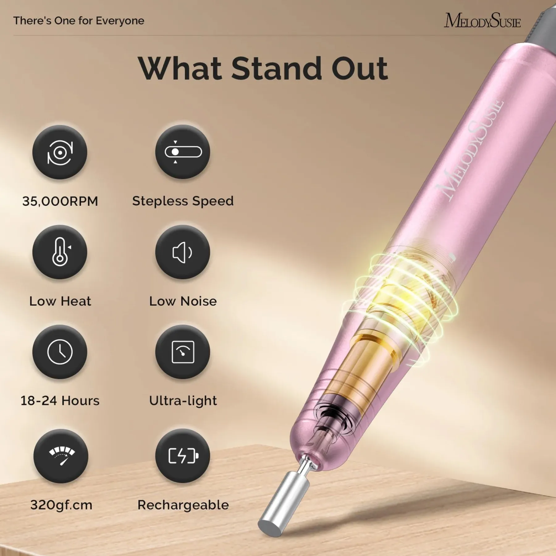New SM320G Nail Drill Pink 1. Nagels Voorbereiden|1. Nagels Voorbereiden