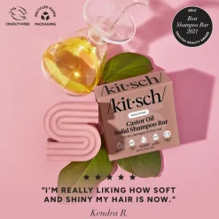 Smoothing Castor Oil Nourishing Shampoo & Conditioner Bar Set Haarpflege-Routinen & Sets|Shampoo