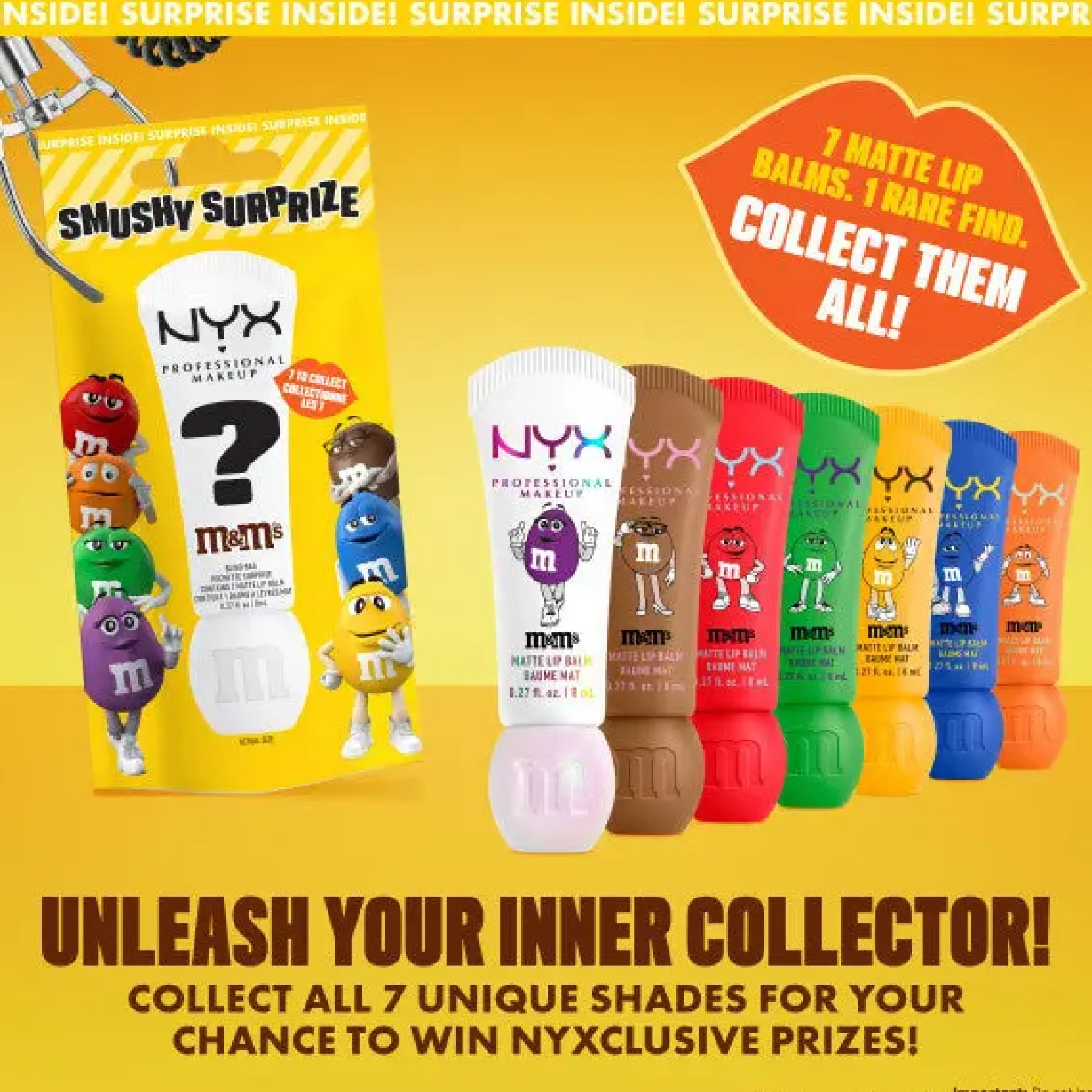 New Smushy Matte Lip Balm M&M'S Surprize Lippenbalsam|Lippenbalsam