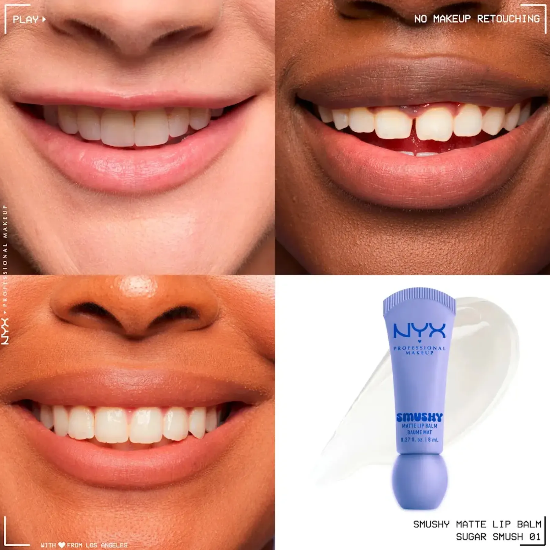 Clearance Smushy Matte Lip Balm Sugar Smush Vegan Pflege|Lippenbalsam