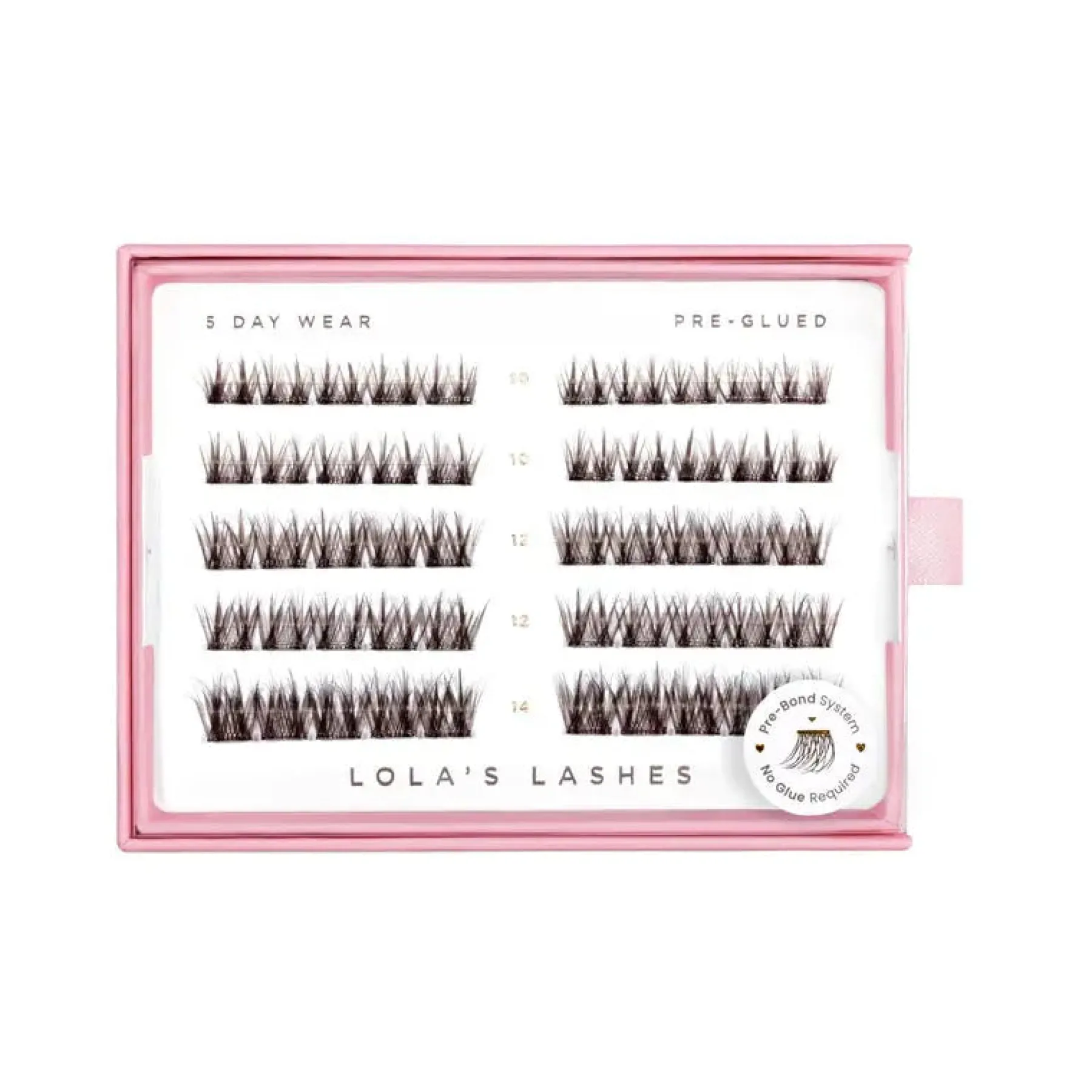 Best Soft Definition Dark Brown Pre-Glued Lashes Künstliche Wimpern