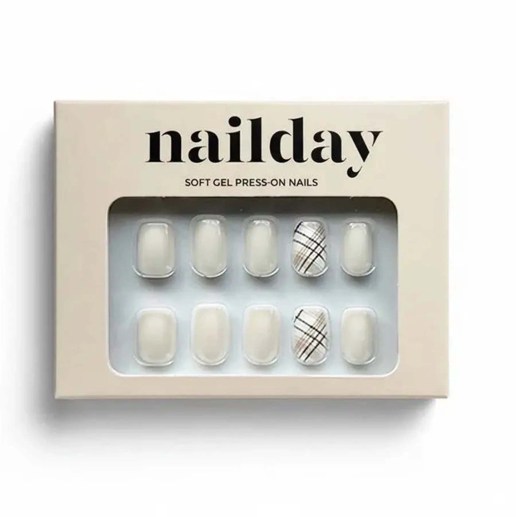 Outlet Soft Gel Press-On Nails Check It Künstliche Nägel