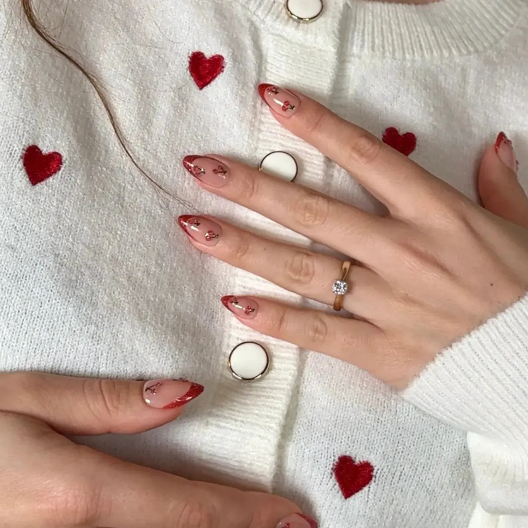 Soft Gel Press-On Nails Cherry On Top Künstliche Nägel|Veganer Nagellack