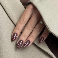Soft Gel Press-On Nails Spotted Künstliche Nägel