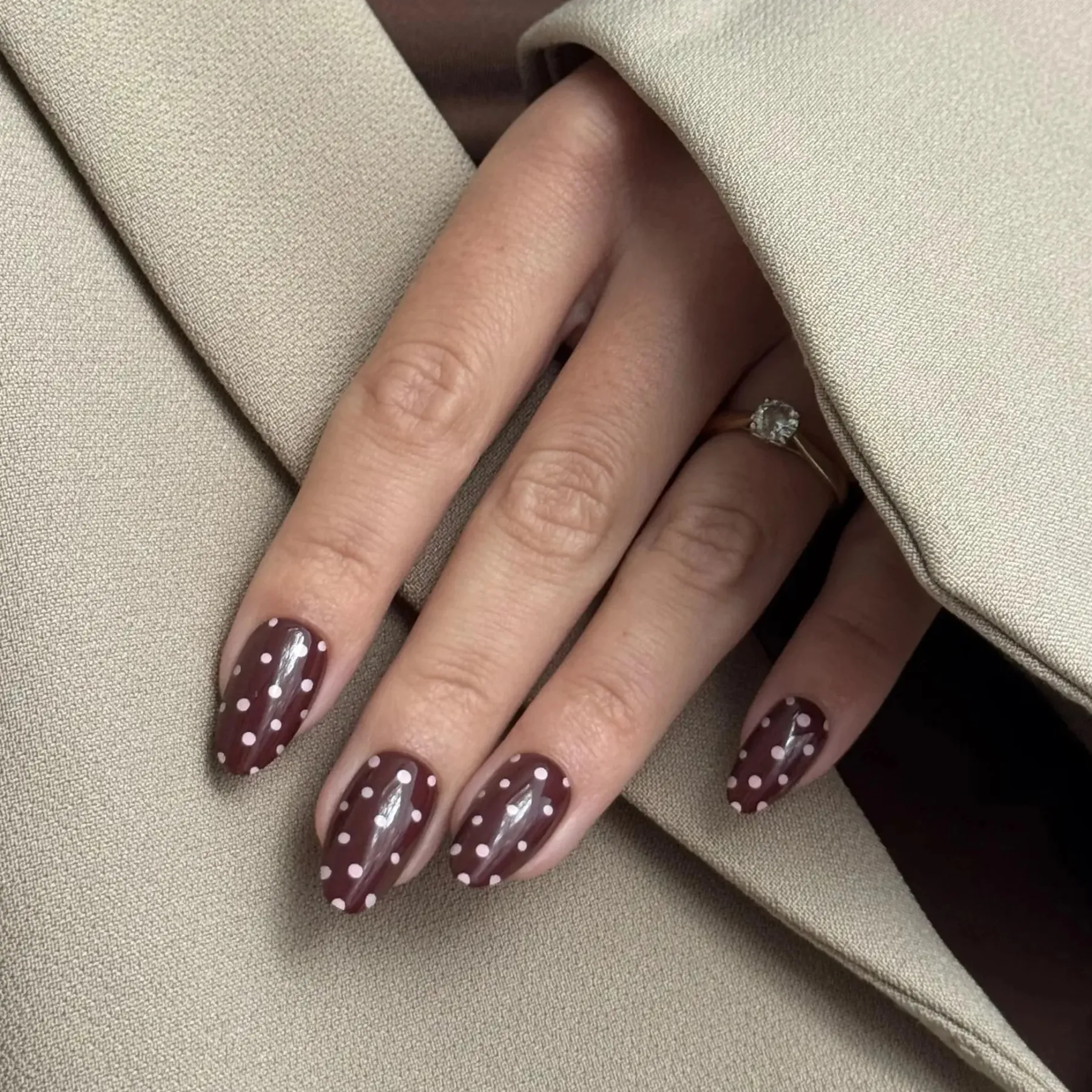 Soft Gel Press-On Nails Spotted Künstliche Nägel