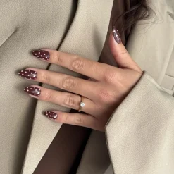 Soft Gel Press-On Nails Spotted Künstliche Nägel
