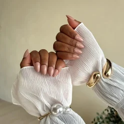 Clearance Soft Gel Press-On Nails Toffee Künstliche Nägel