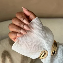 Clearance Soft Gel Press-On Nails Toffee Künstliche Nägel