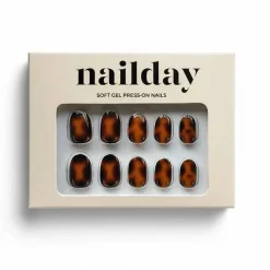 Online Soft Gel Press-On Nails Tortoise Künstliche Nägel