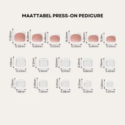 Soft Gel Press-On Toe Nails Celine Künstliche Nägel