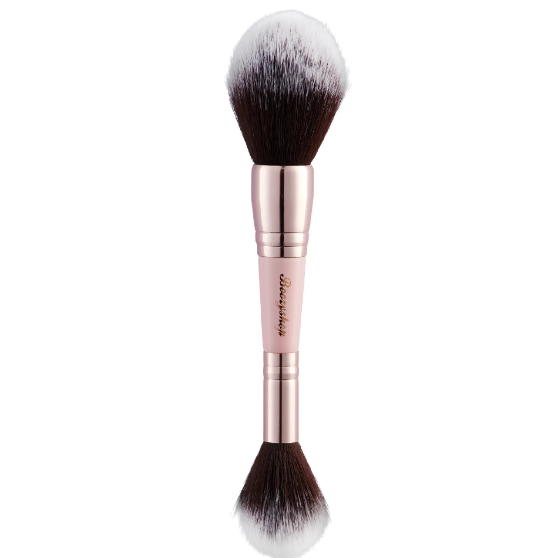 Best Soft Pink and Gold Powder Duo Brush Tön Mehr|Makeup Pinsel Zubehör