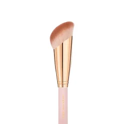 Best Soft Pink & Gold Angled Contour & Bronzer Brush Konturieren|Kontur Pinsel