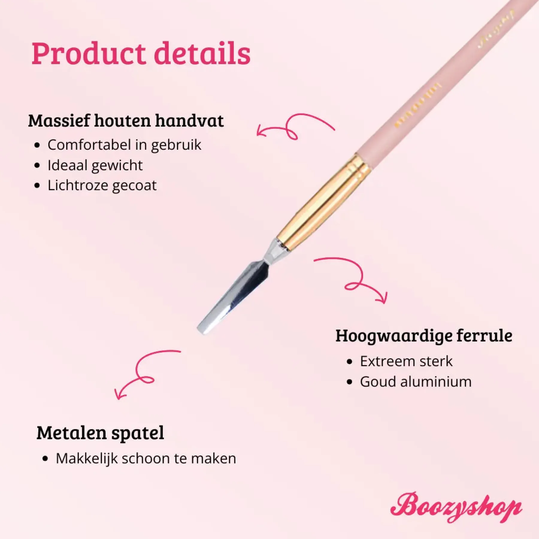 Discount Soft Pink & Gold Brow Sculpting Duo Brush Tön Mehr