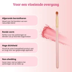 Sale Soft Pink & Gold Crease Blender Brush Tön Mehr