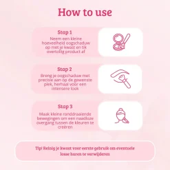 Online Soft Pink & Gold Eyeshadow Brush Lidschatten Pinsel|Tön Mehr