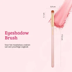 Online Soft Pink & Gold Eyeshadow Brush Lidschatten Pinsel|Tön Mehr
