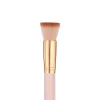 New Soft Pink & Gold Flat Top Buffing Brush Foundation|Tön Mehr