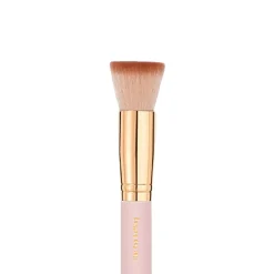 New Soft Pink & Gold Flat Top Buffing Brush Foundation|Tön Mehr