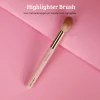 Hot Soft Pink & Gold Highlighter Brush Tön Mehr|Highlighter