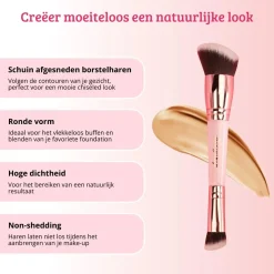 Sale Soft Pink & Gold Multifunctional Blending Brush Tön Mehr