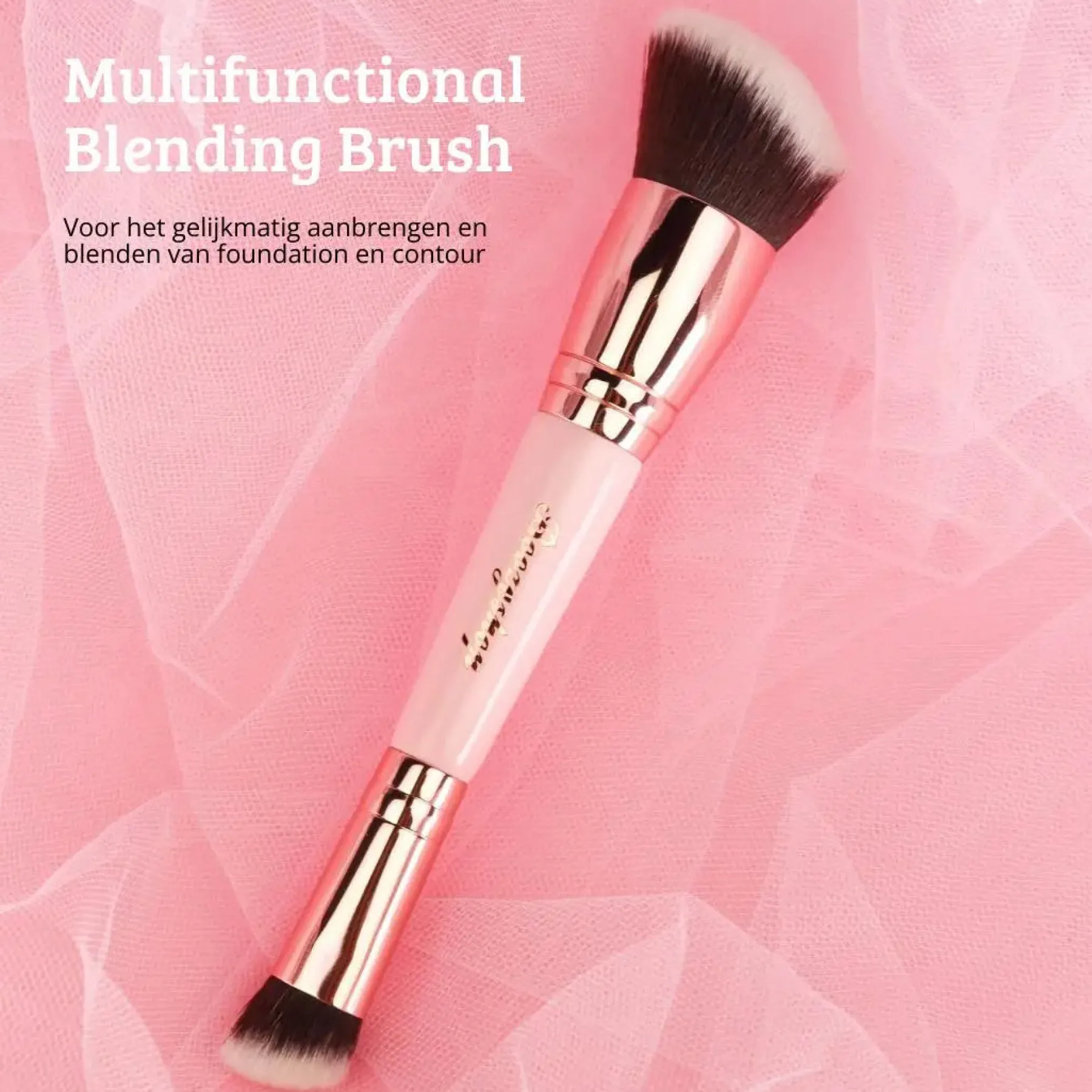 Sale Soft Pink & Gold Multifunctional Blending Brush Tön Mehr