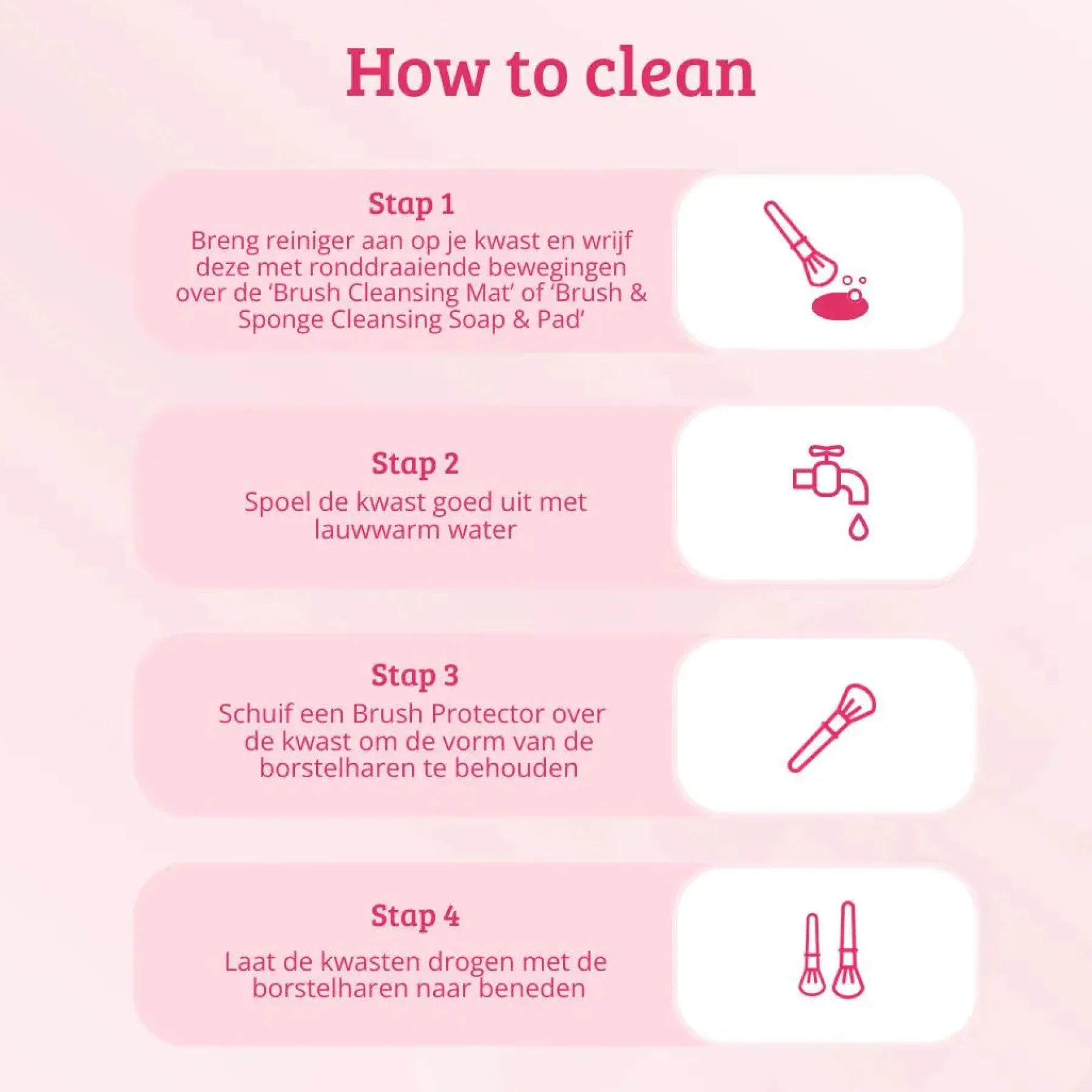Sale Soft Pink & Gold Multifunctional Blending Brush Tön Mehr