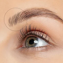 New Soft Pink & Gold Square Angled Brow Brush Tön Mehr