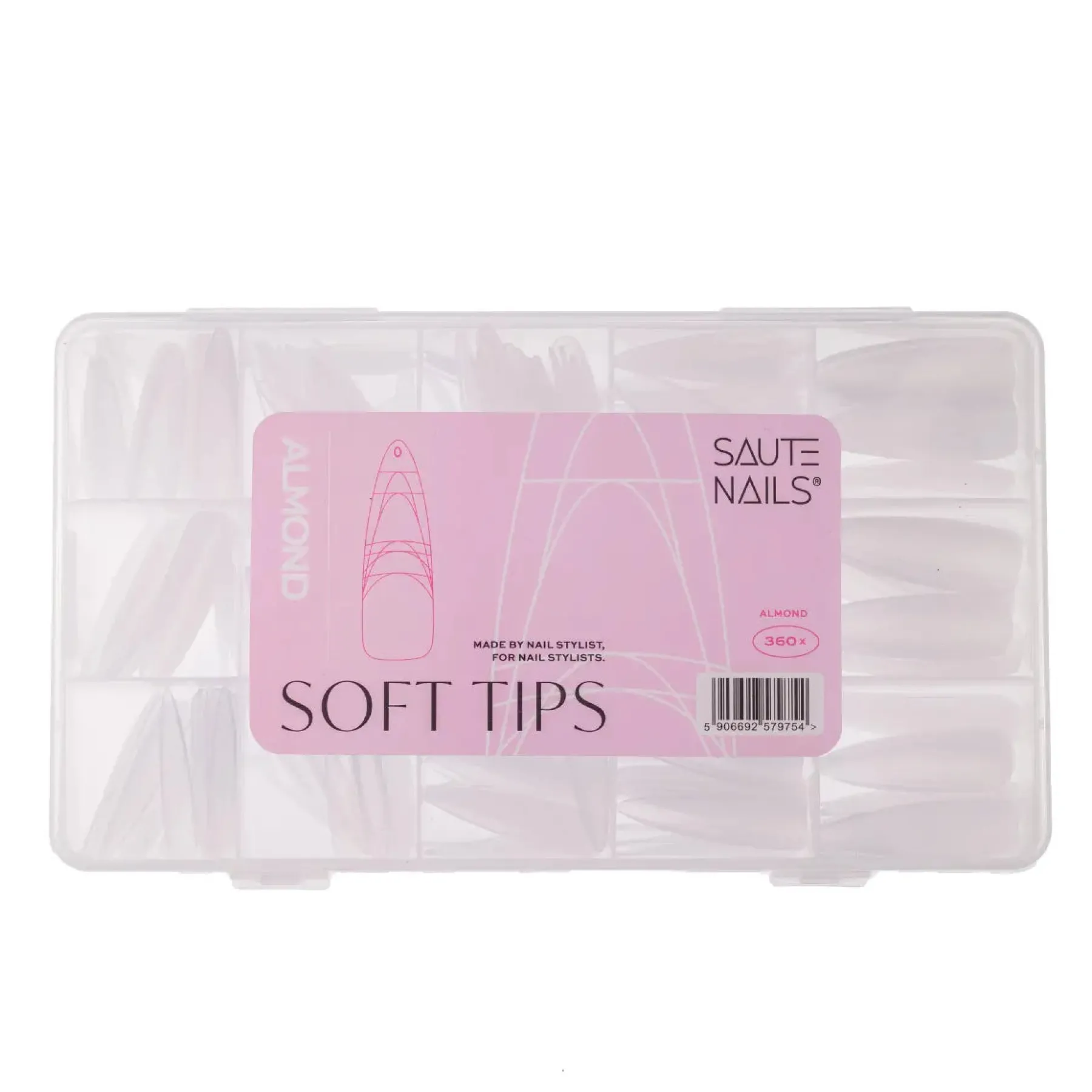 Clearance Soft Tips Almond Künstliche Nägel