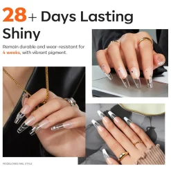 Online Solid Poly Nail Extension Gel Crystal Aurora Clear 4. Builder Gels|Hema-Frei