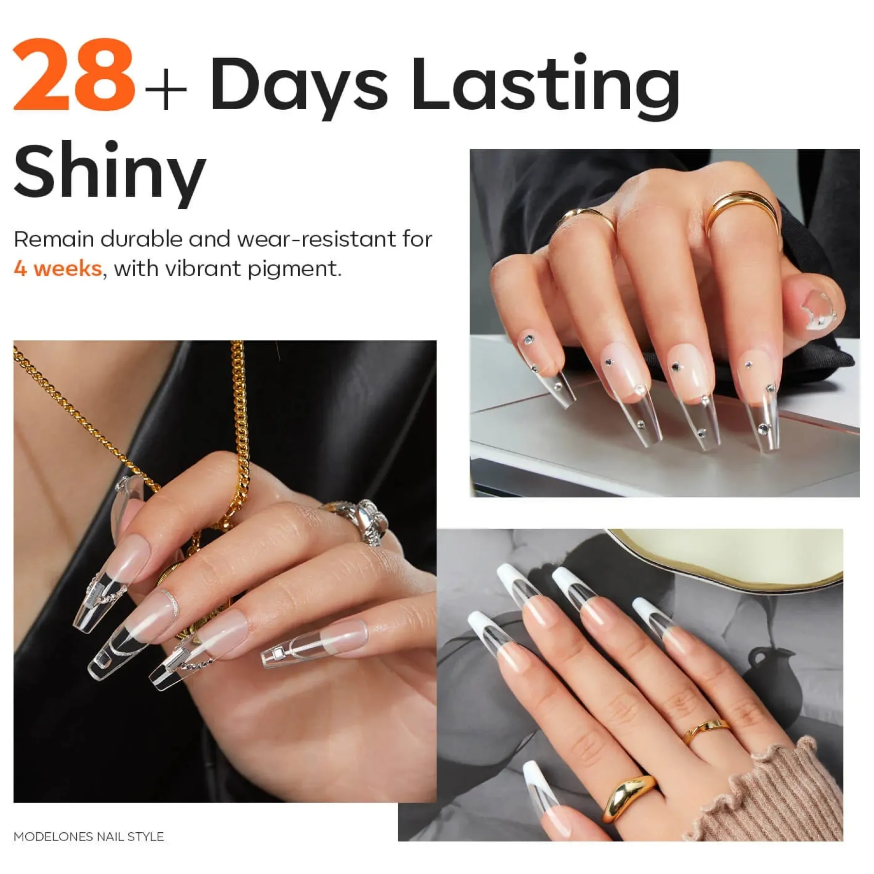 Online Solid Poly Nail Extension Gel Crystal Aurora Clear 4. Builder Gels|Hema-Frei