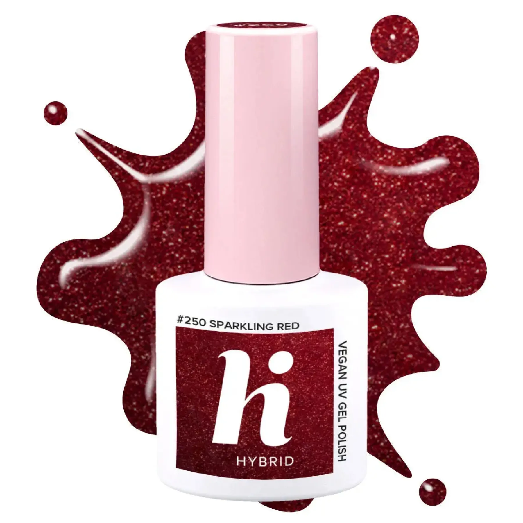 Discount 250 Sparkling Red UV Gel Polish 5. Gellak