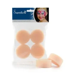 Sale Sponge Round Pink 4pc Makeup Sets|Make-Up Schwämme