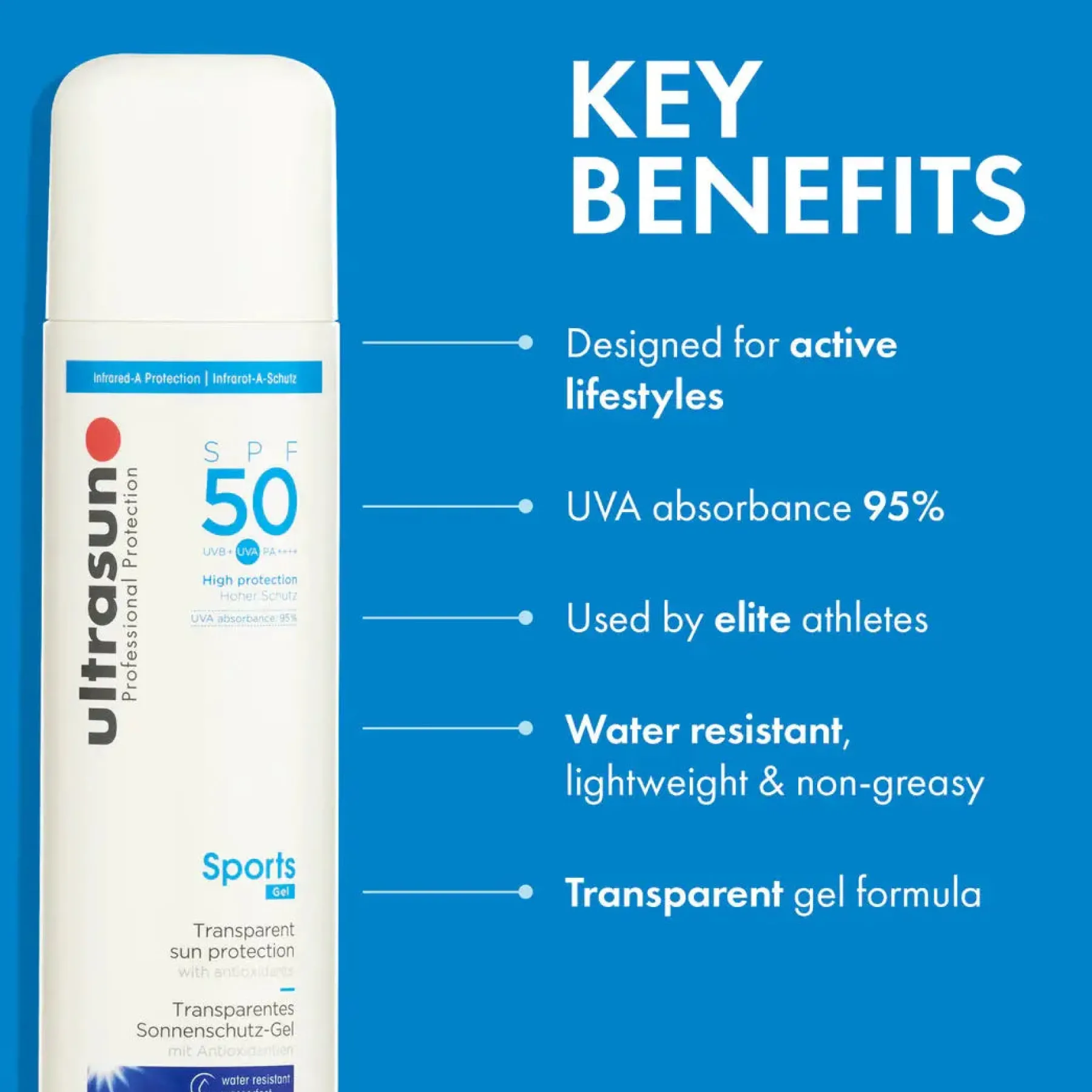 Discount Sports Gel SPF 50 200 ml. Vegan Pflege|Vegan Tanning