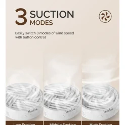 New SProR Cordless & Rechargeable Nail Dust Collector White Nagel Afzuigers