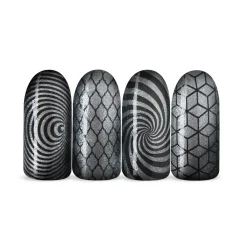 Stamping Nail Polish Cat Eye SP30 Magnetic Silver Cat Eye Nagellack|3. Nagellak