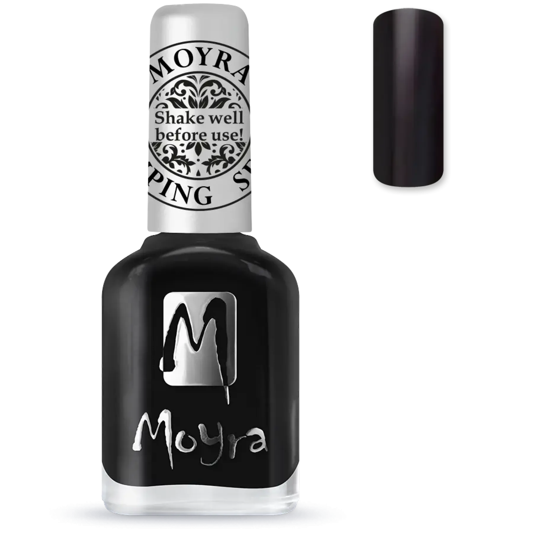 Stamping Nail Polish SP06 Black 3. Nagellak